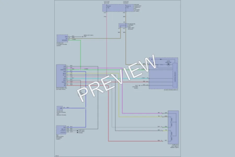 2011 Acura ZDX Electronic Power Steering wiring diagram preview
