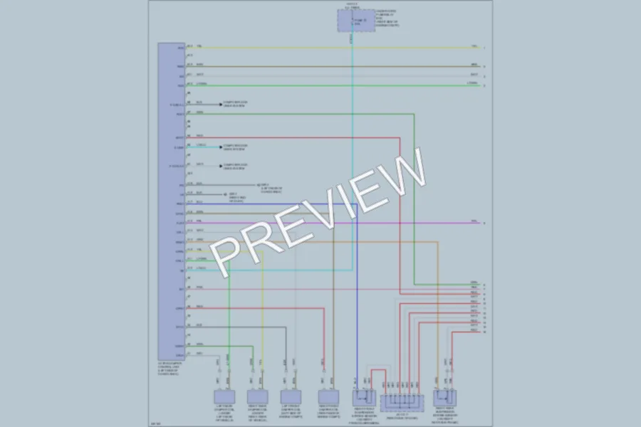 2011 Acura ZDX Electronic Suspension wiring diagram preview