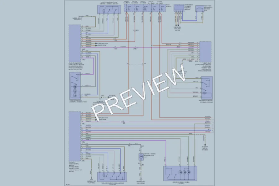2011 Audi A3 Anti Theft wiring diagram preview