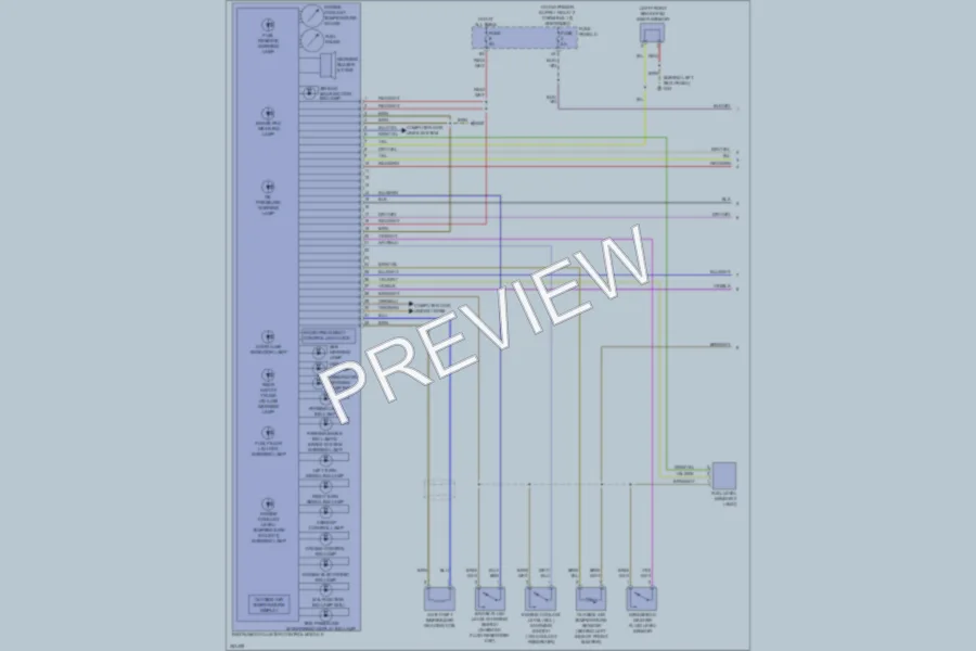2011 Audi A3 Instrument Cluster wiring diagram preview