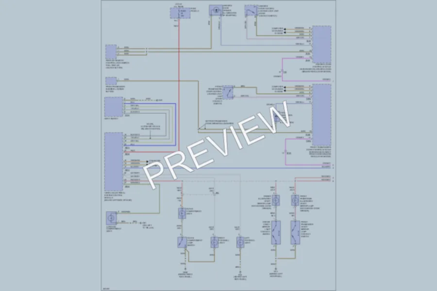 2011 Audi A3 Interior Lights wiring diagram preview