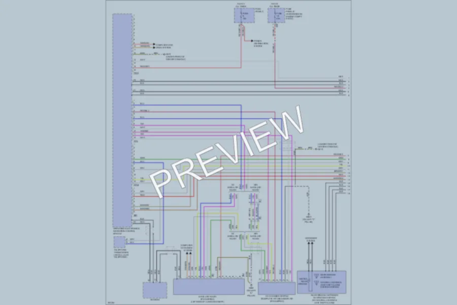 2011 Audi A3 Navigation wiring diagram preview