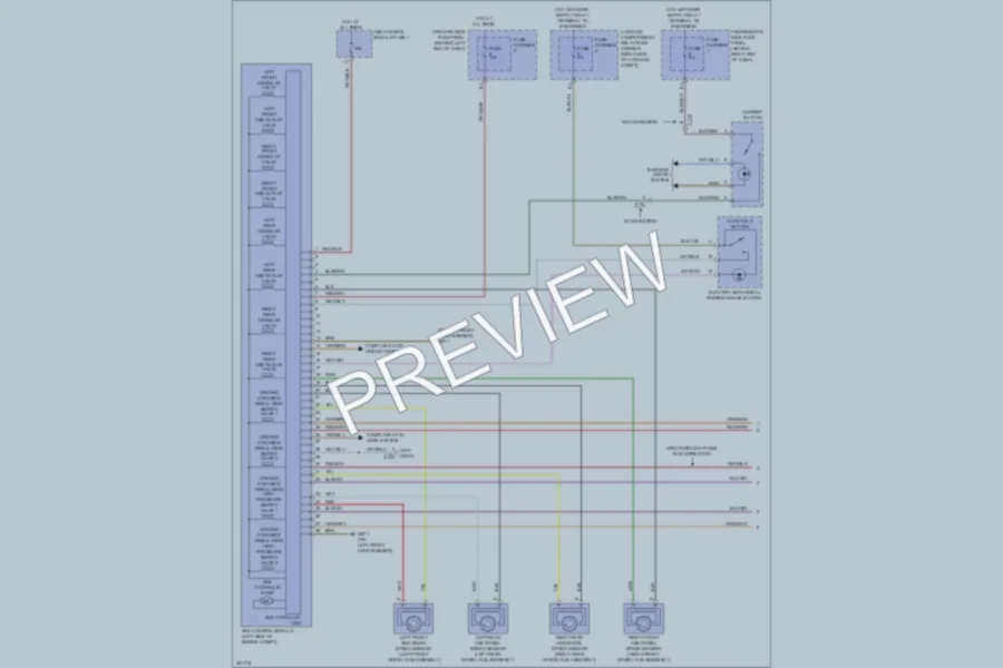 2011 Audi A4 Anti Lock Brakes wiring diagram preview