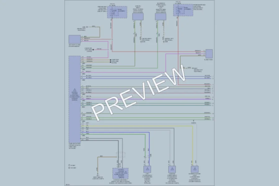 2011 Audi A4 Anti Theft wiring diagram preview