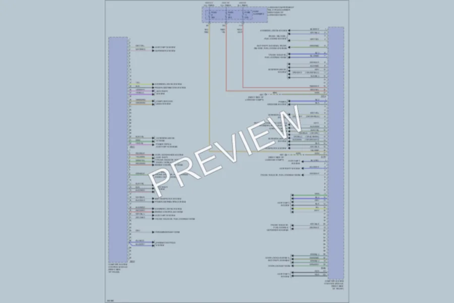2011 Audi A4 Body Control Modules wiring diagram preview