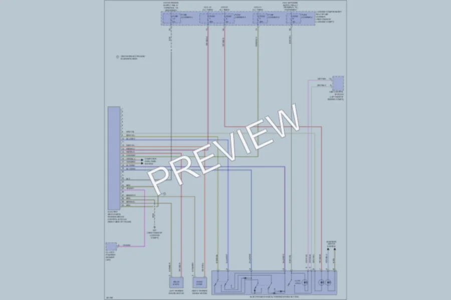 2011 Audi A4 Shift Interlock wiring diagram preview