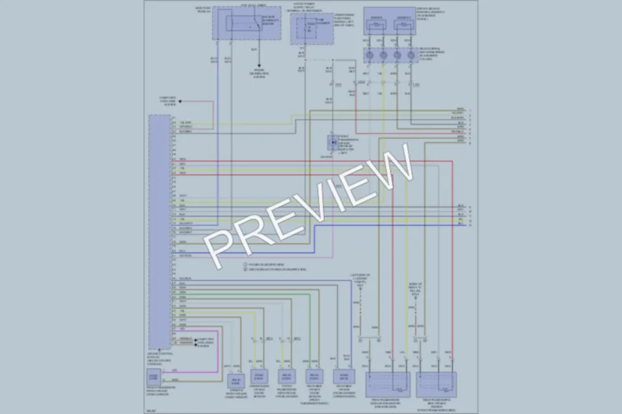 2011 Audi A4 Supplemental Restraints wiring diagram preview