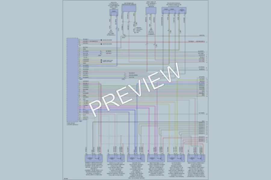 2011 Audi A6 Air Conditioning wiring diagram preview