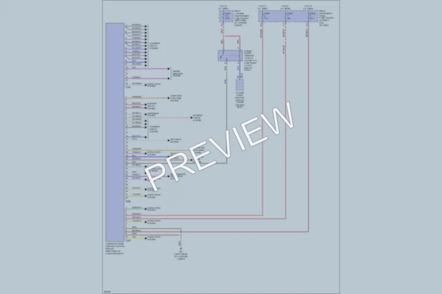 2011 Audi A8 Body Control Modules wiring diagram preview