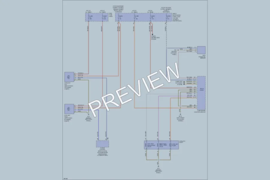 2011 Audi A8 Cooling Fan wiring diagram preview