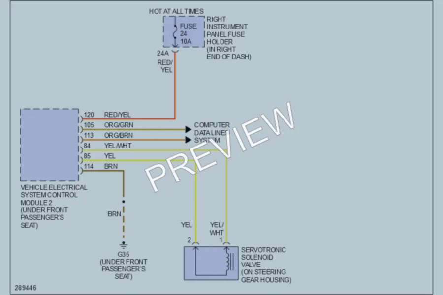 2011 Audi A8 Electronic Power Steering wiring diagram preview