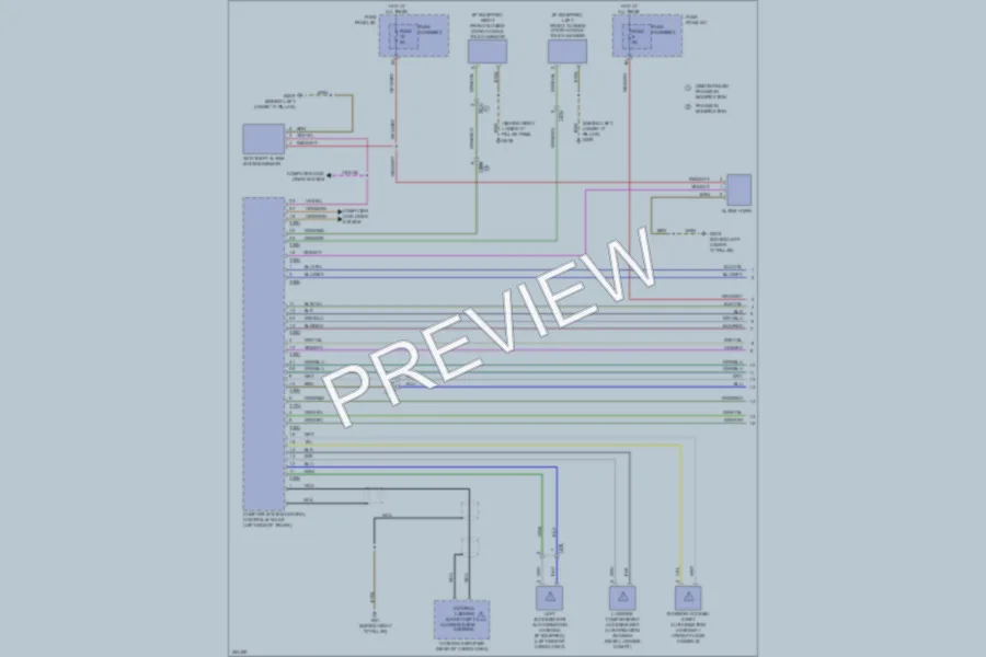 2011 Audi Q5 Anti Theft wiring diagram preview