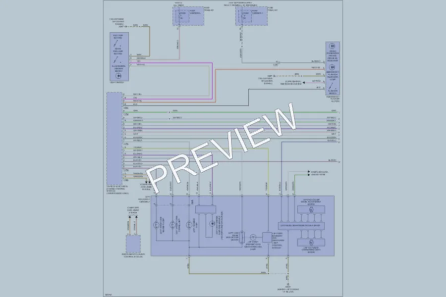 2011 Audi Q5 Headlights wiring diagram preview