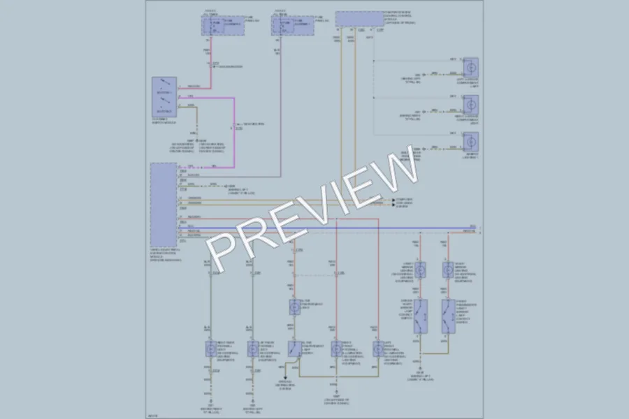 2011 Audi Q5 Interior Lights wiring diagram preview