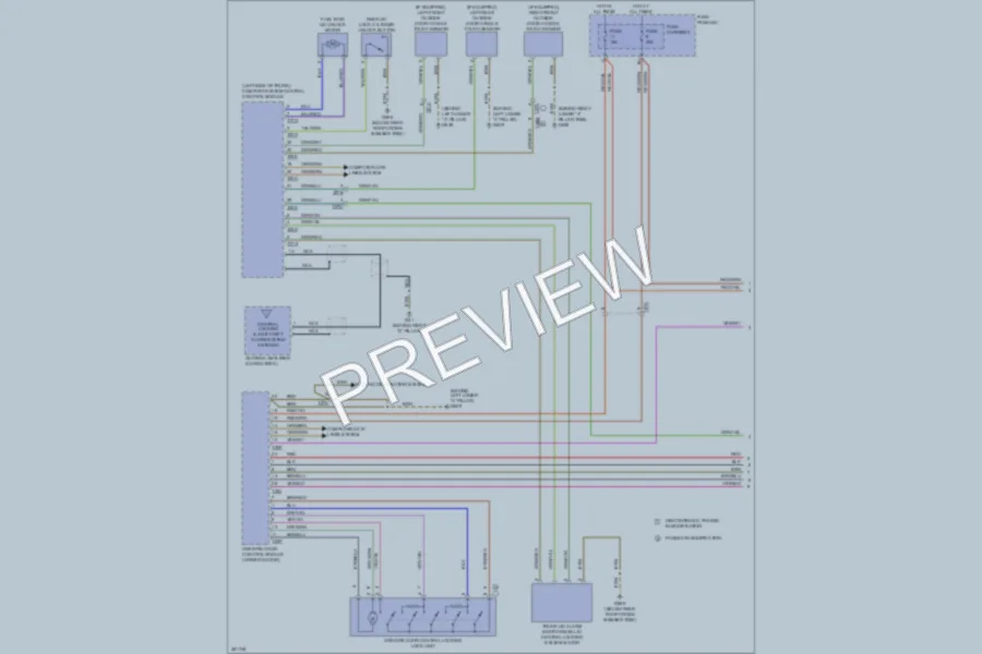 2011 Audi Q5 Power Door Locks wiring diagram preview