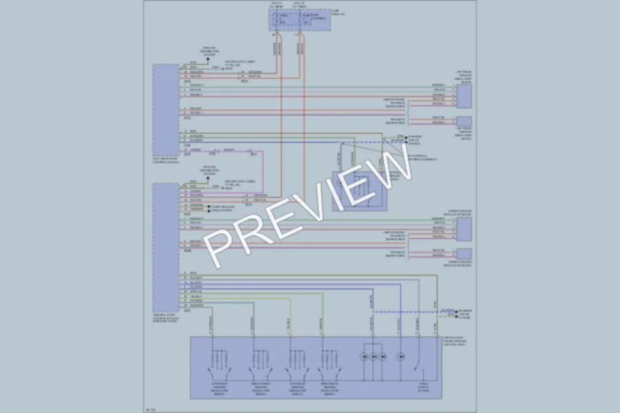 2011 Audi Q5 Power Windows wiring diagram preview