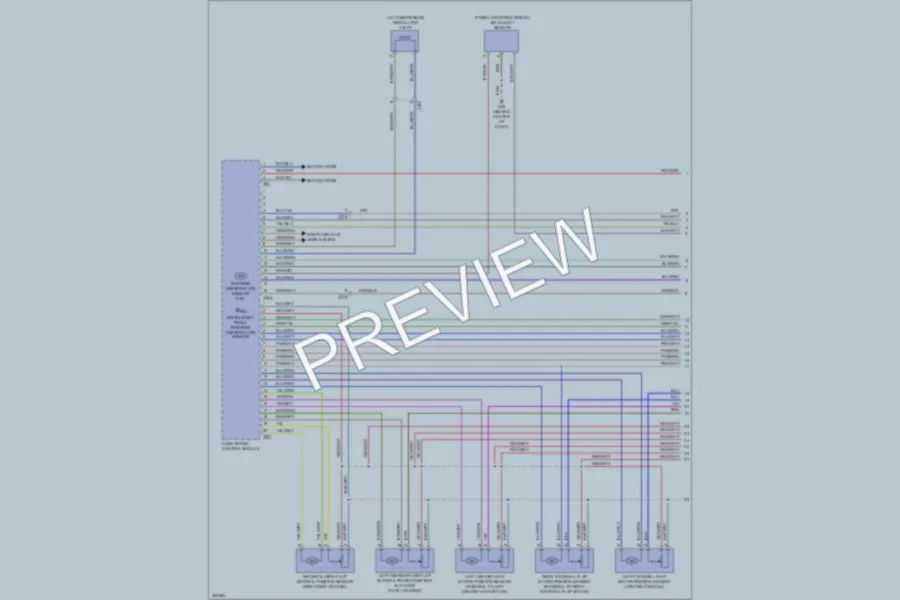 2011 Audi Q7 Air Conditioning wiring diagram preview