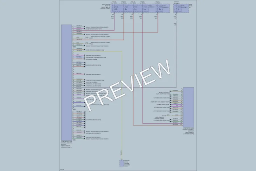 2011 Audi Q7 Body Control Modules wiring diagram preview