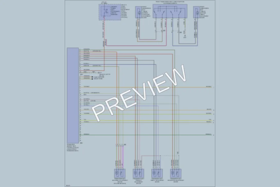 2011 Audi Q7 Memory Systems wiring diagram preview