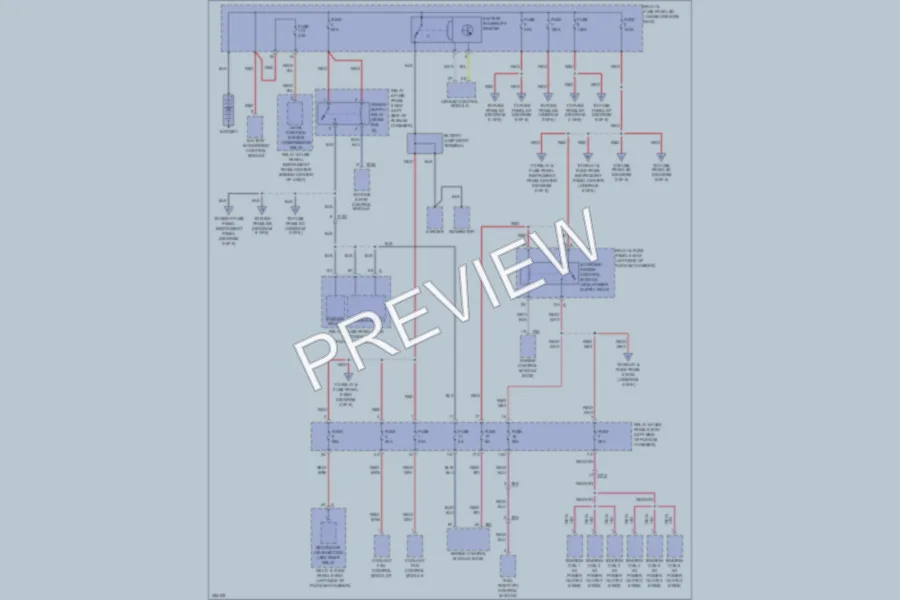 2011 Audi Q7 Power Distribution wiring diagram preview