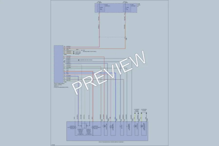 2011 Audi Q7 Power Mirrors wiring diagram preview