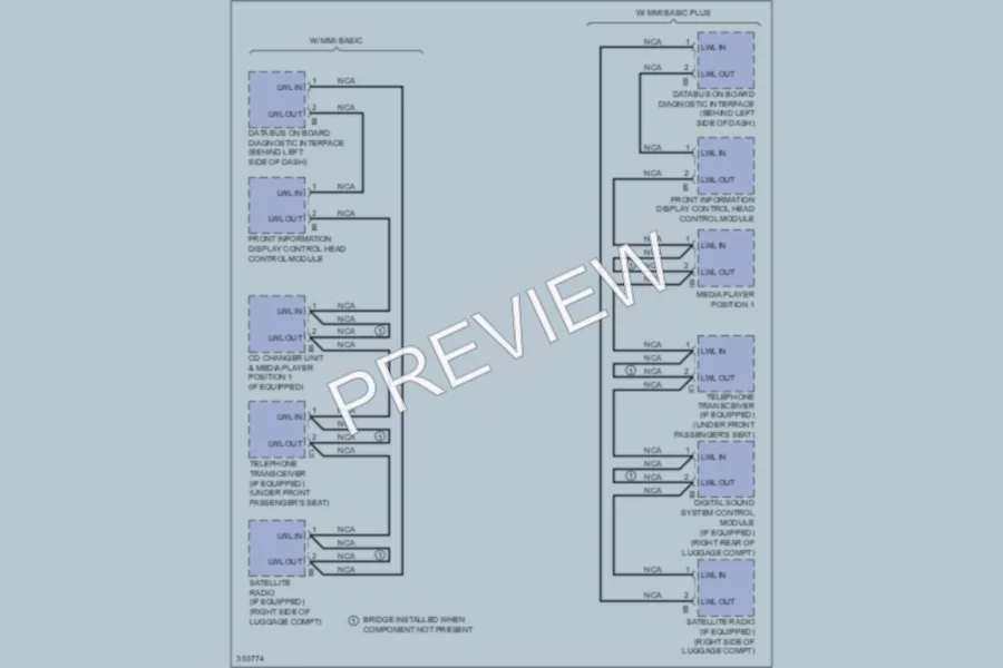 2011 Audi Q7 Radio wiring diagram preview