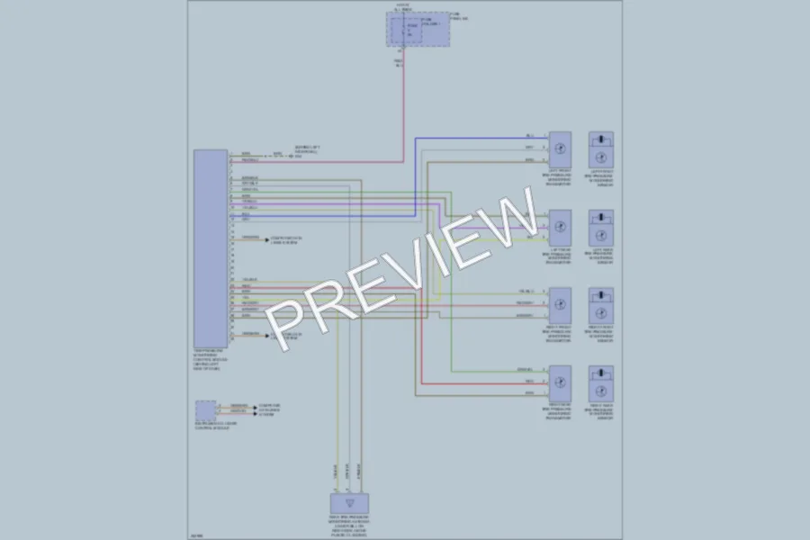 2011 Audi Q7 Warning Systems wiring diagram preview
