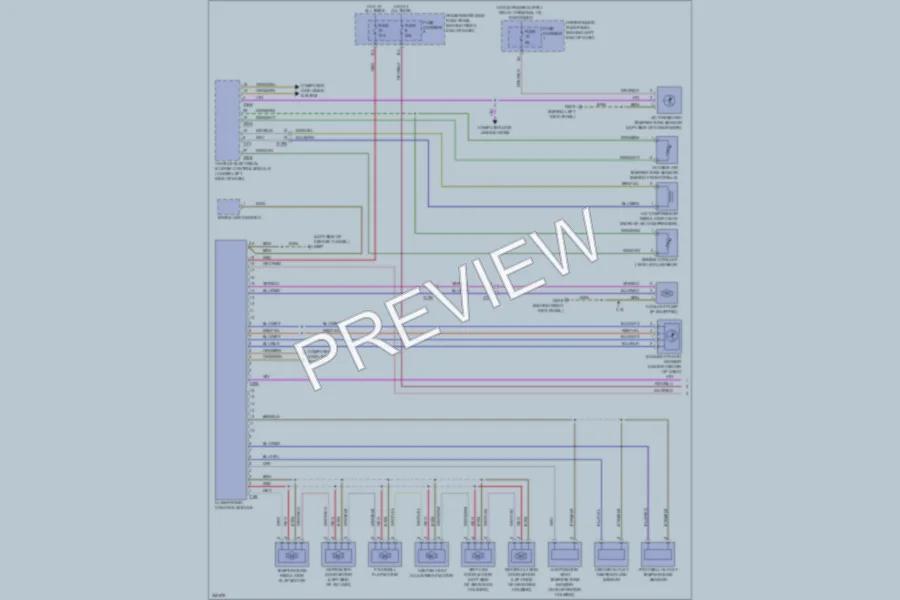 2011 Audi S4 Air Conditioning wiring diagram preview