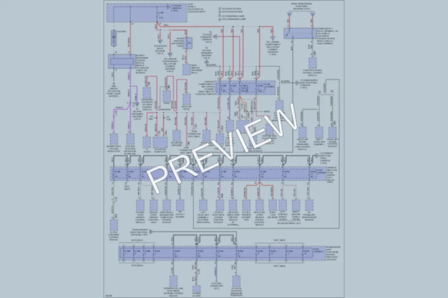 2011 Audi S4 Power Distribution wiring diagram preview