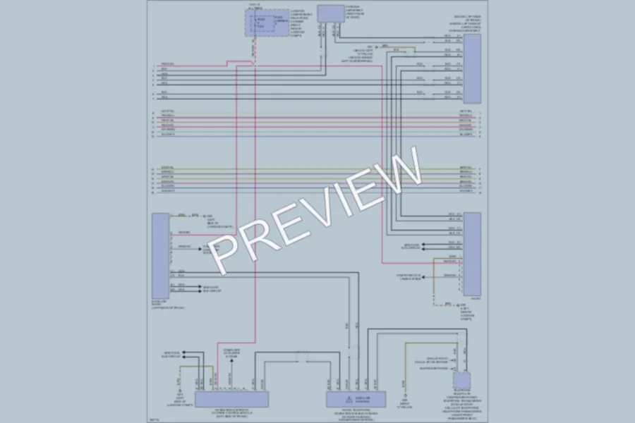 2011 Audi S4 Radio wiring diagram preview