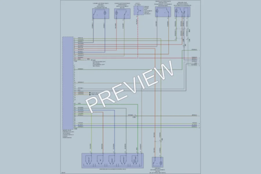 2011 Audi S5 Memory Systems wiring diagram preview