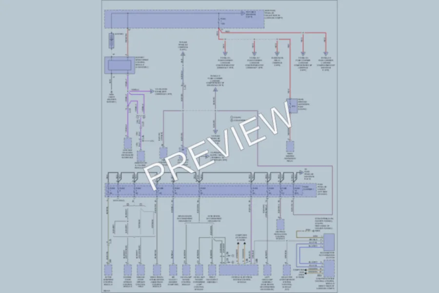 2011 Audi S5 Power Distribution wiring diagram preview