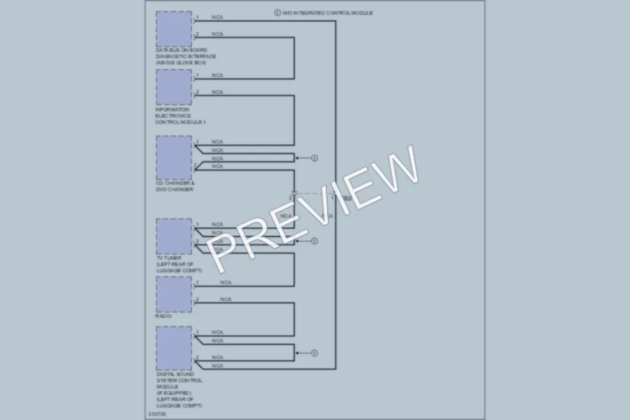 2011 Audi S5 Radio wiring diagram preview