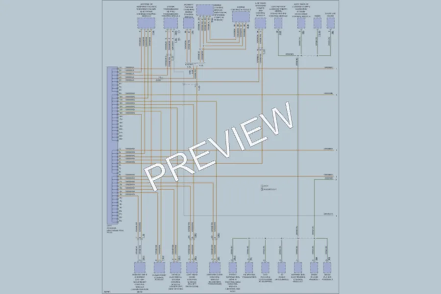 2011 Audi S6 Computer Data Lines wiring diagram preview