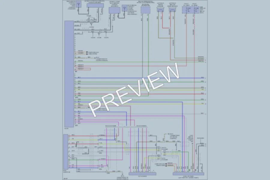 2011 Audi TT Radio wiring diagram preview
