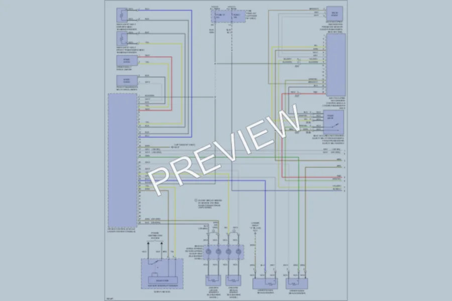 2011 Audi TT Supplemental Restraints wiring diagram preview