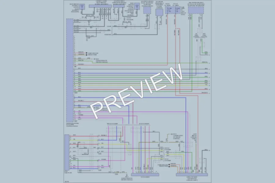 2011 Audi TTS Navigation wiring diagram preview