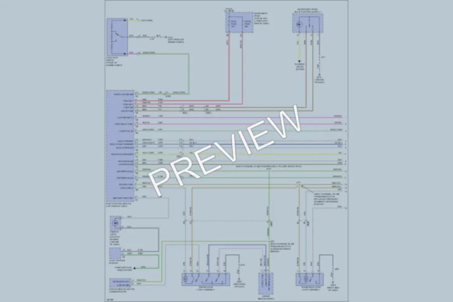 2011 Buick LaCrosse Anti Theft wiring diagram preview