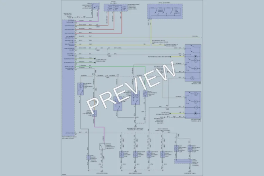 2011 Buick LaCrosse Interior Lights wiring diagram preview