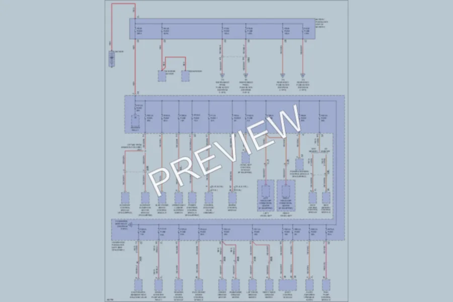 2011 Buick LaCrosse Power Distribution wiring diagram preview