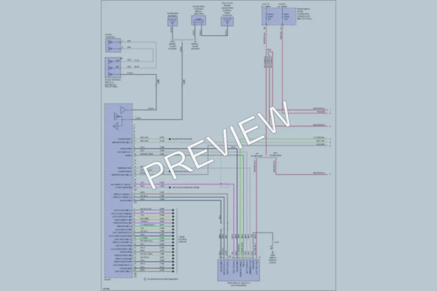 2011 Buick LaCrosse Radio wiring diagram preview