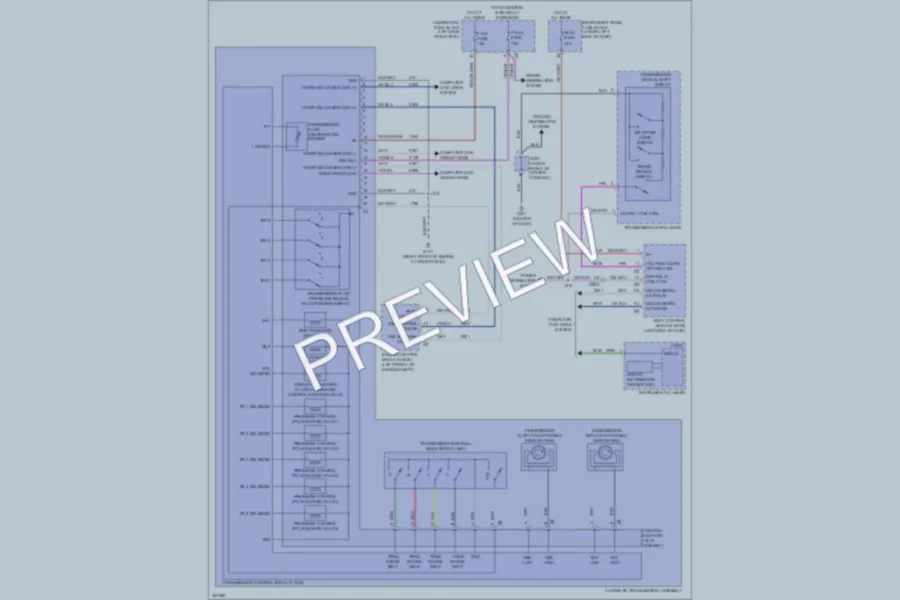 2011 Buick LaCrosse Transmission wiring diagram preview