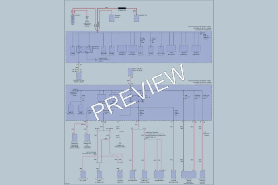 2011 Buick Lucerne Power Distribution wiring diagram preview