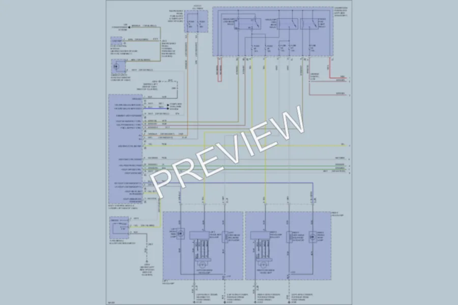 2011 Buick Regal Headlights wiring diagram preview
