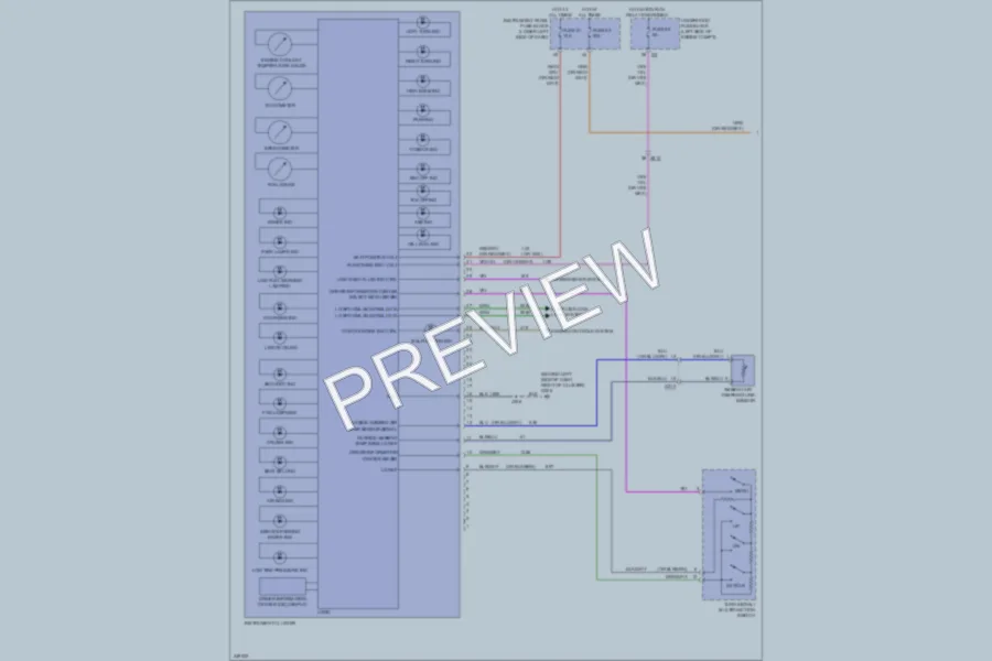 2011 Buick Regal Instrument Cluster wiring diagram preview