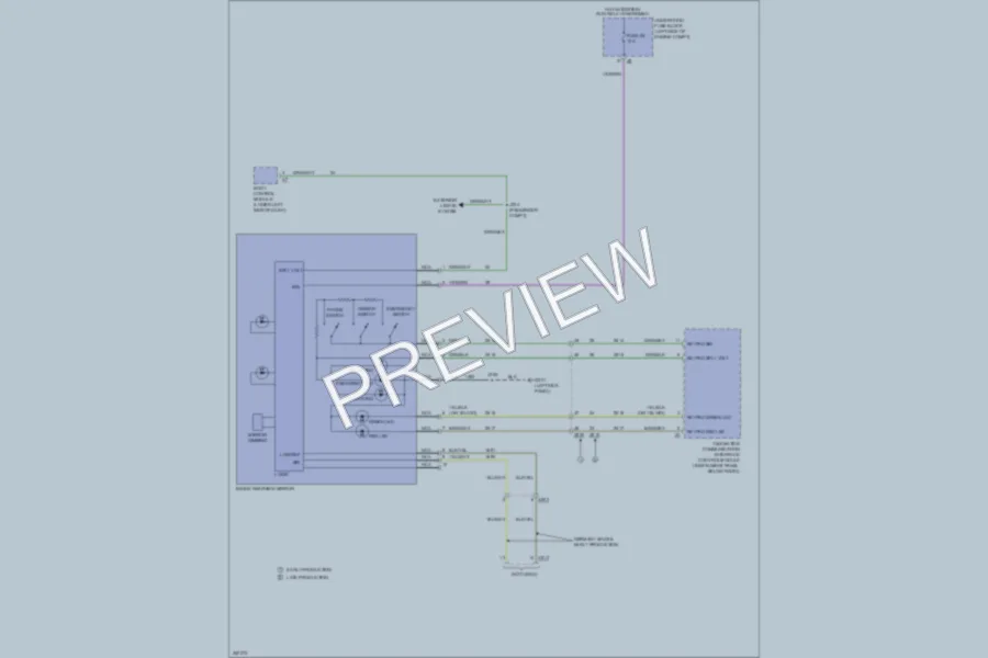 2011 Buick Regal Power Mirrors wiring diagram preview