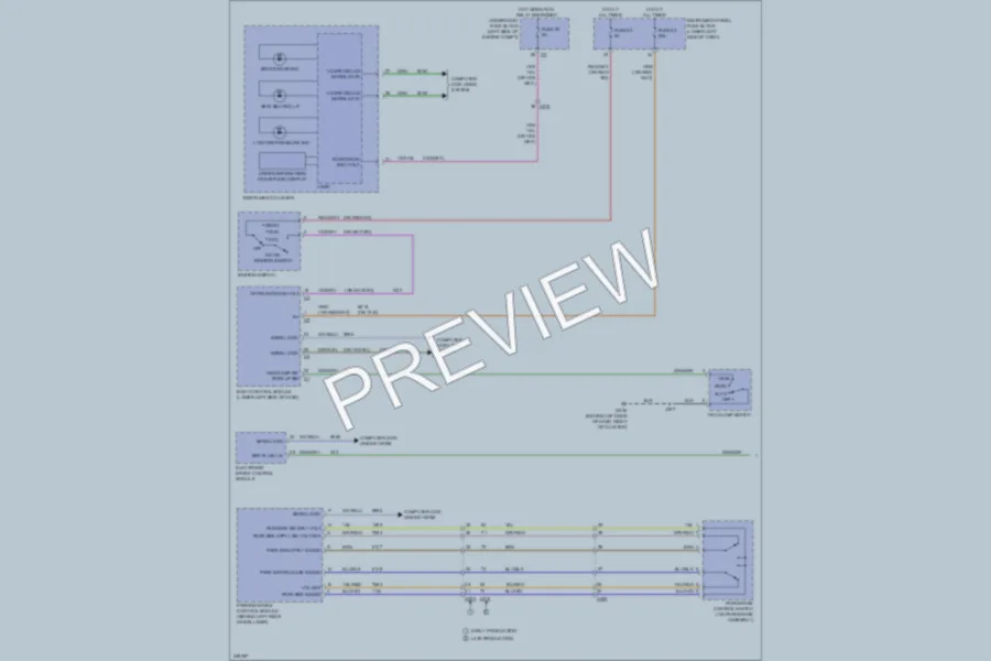 2011 Buick Regal Warning Systems wiring diagram preview