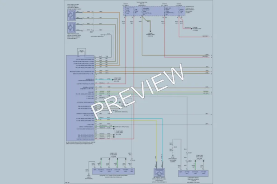 2011 Cadillac CTS Anti Lock Brakes wiring diagram preview