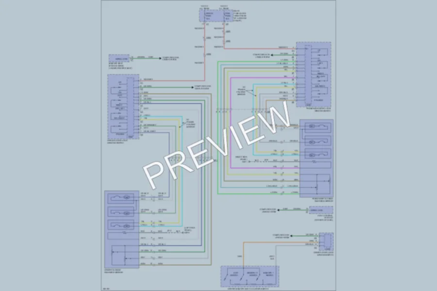 2011 Cadillac CTS Memory Systems wiring diagram preview