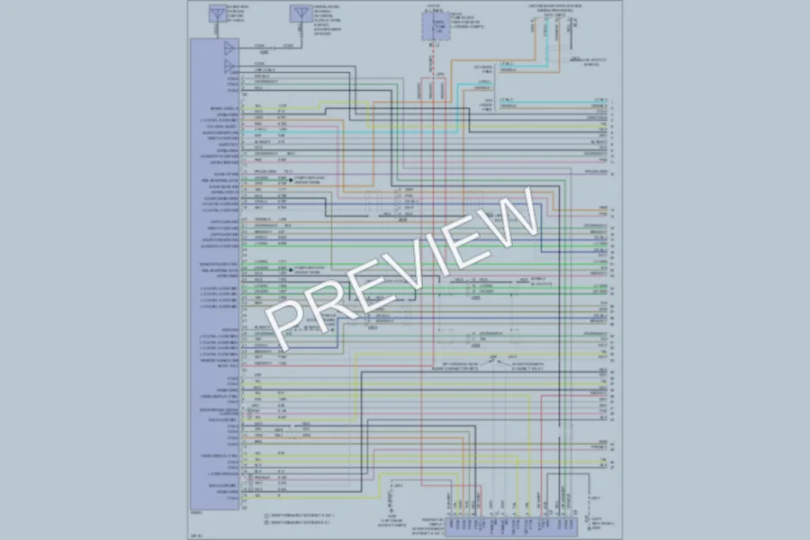 2011 Cadillac CTS Navigation wiring diagram preview